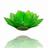 Chakra Lotus Flower Tea Light Holder - Capiz Shell - 4th Chakra