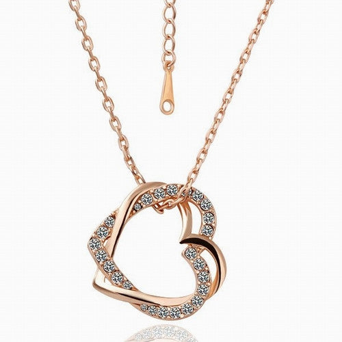 Heart hot sale entwined necklace