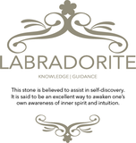 Larae Labradorite & Moonstone Diffuser Necklace 24"- Aroma Couture™